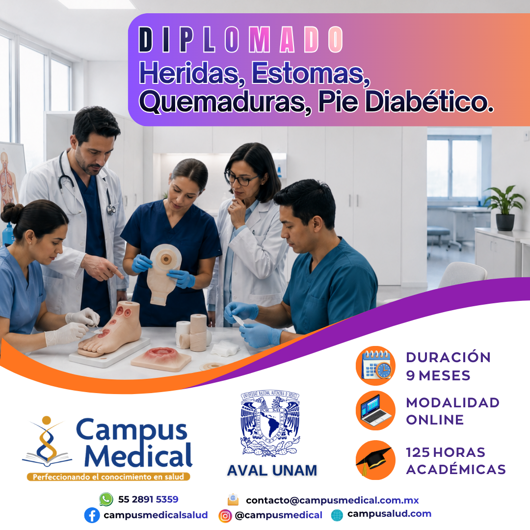 diplimado heridas estomas quemaduras pie diabetico