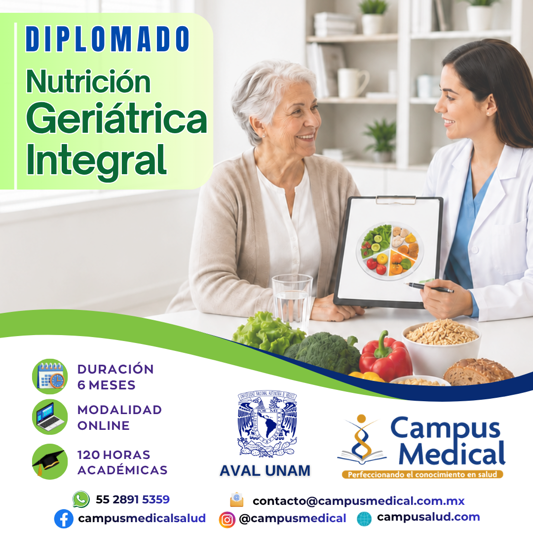nutricon geriatrica diplomado avalado por la unam